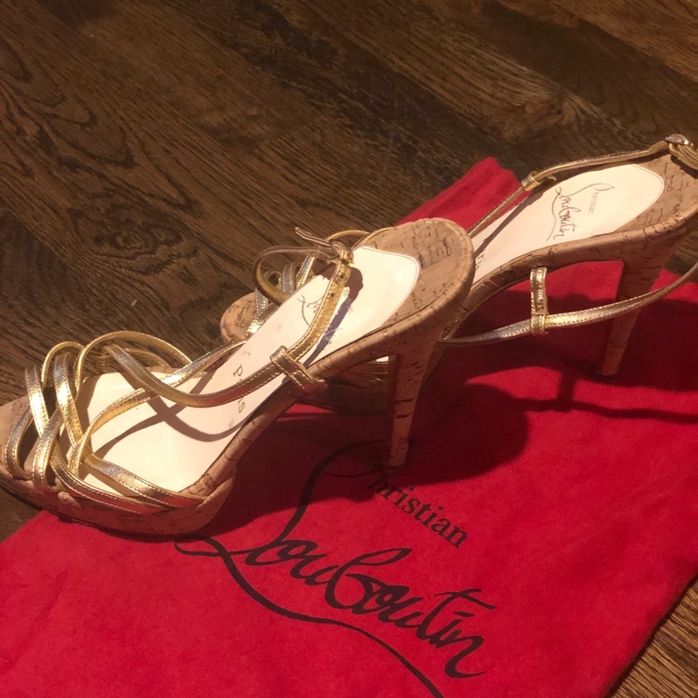 Christian Louboutin Cork Sandals - 36.5